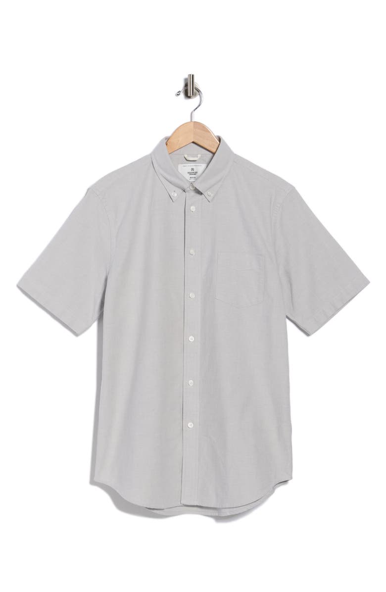 Reigning Champ Oxford Prep Shirt, Alternate, color, Light Grey