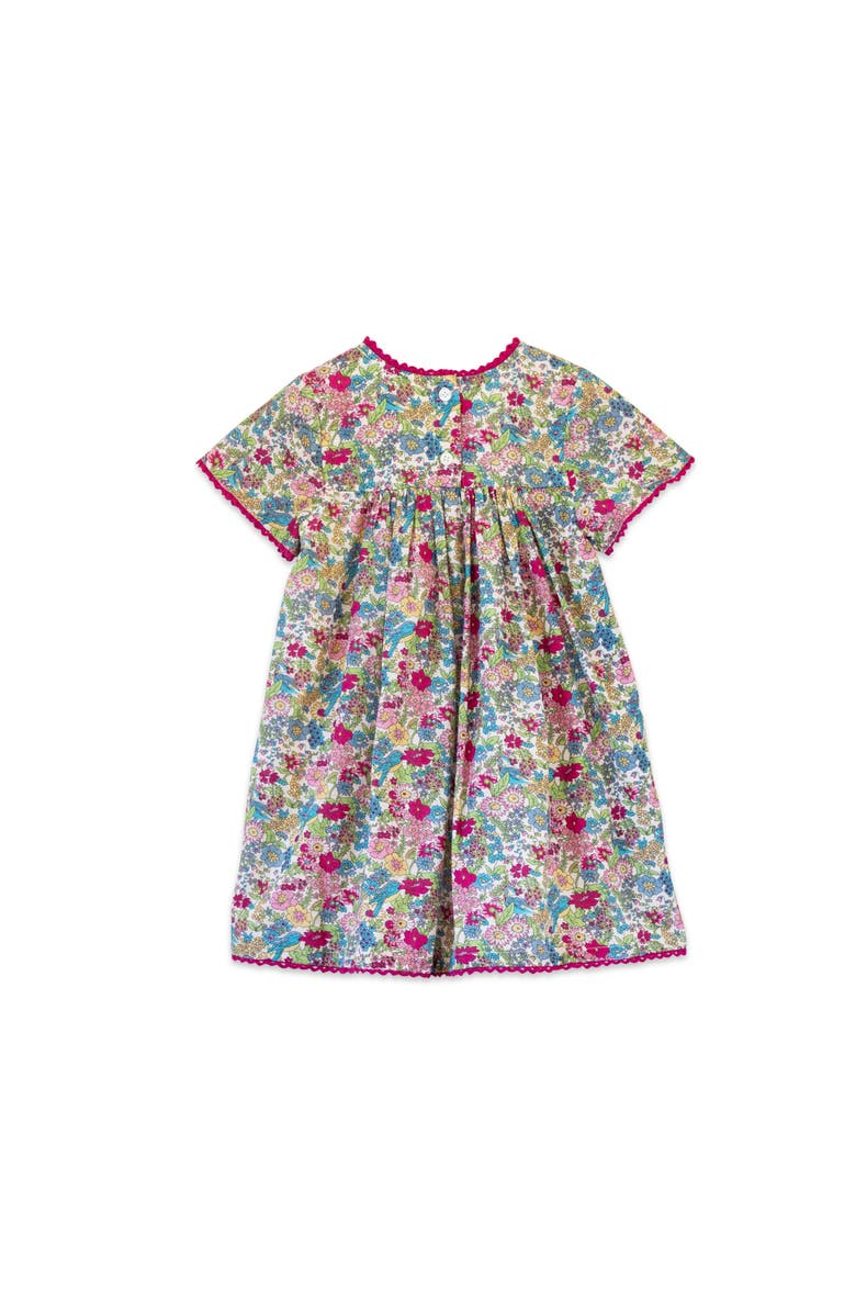 Beet World Amy dress with Lace trim, Alternate, color, Dark Pink