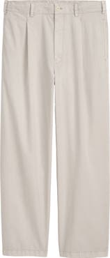 Alex Mill Georges Pleated Cotton Pants