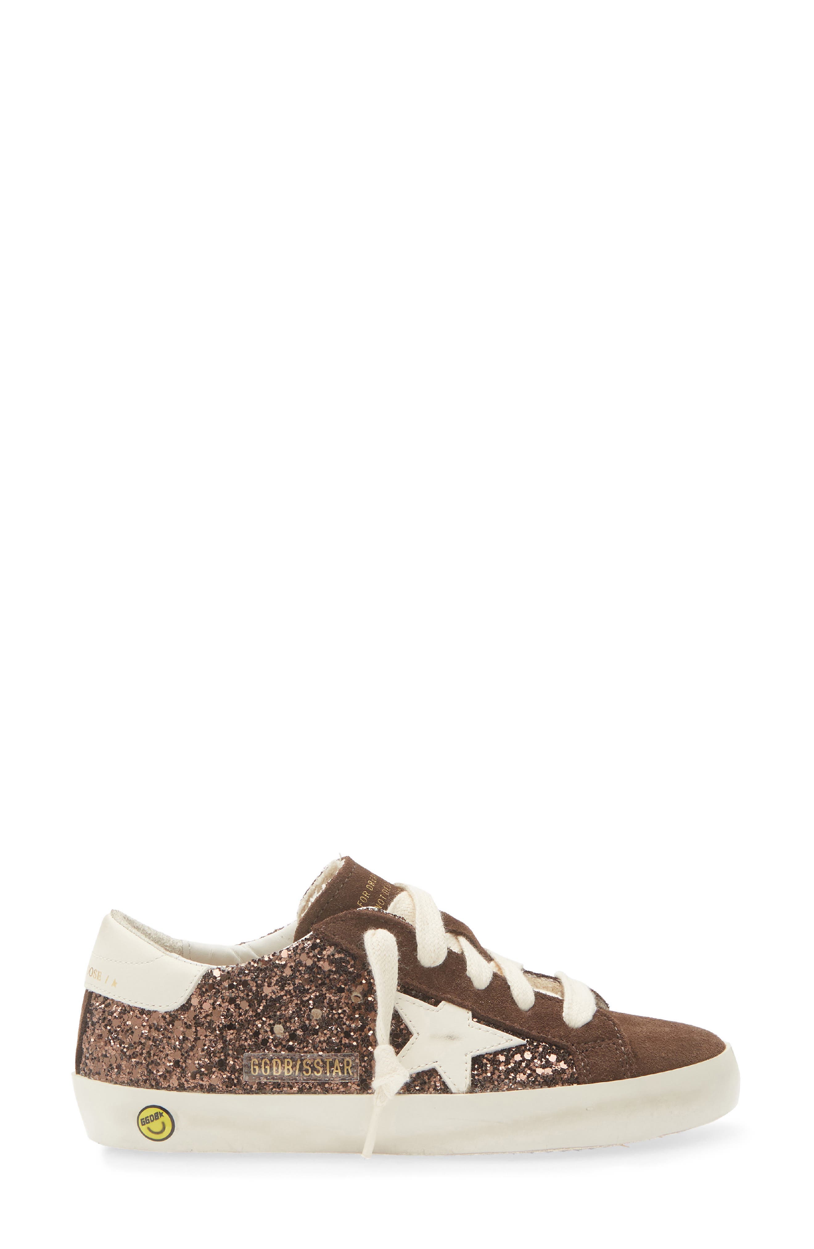 Kids' Super-Star Sneaker, Alternate, color, BROWN/ CREAM