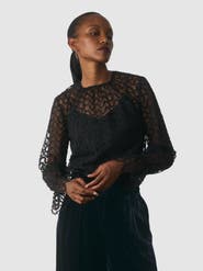 The Fold Aliano Round Neck Blouse