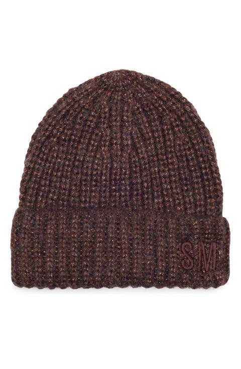 Marled Knit Cuffed Beanie