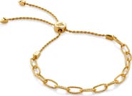 Monica Vinader Chain Link Friendship Slider Bracelet