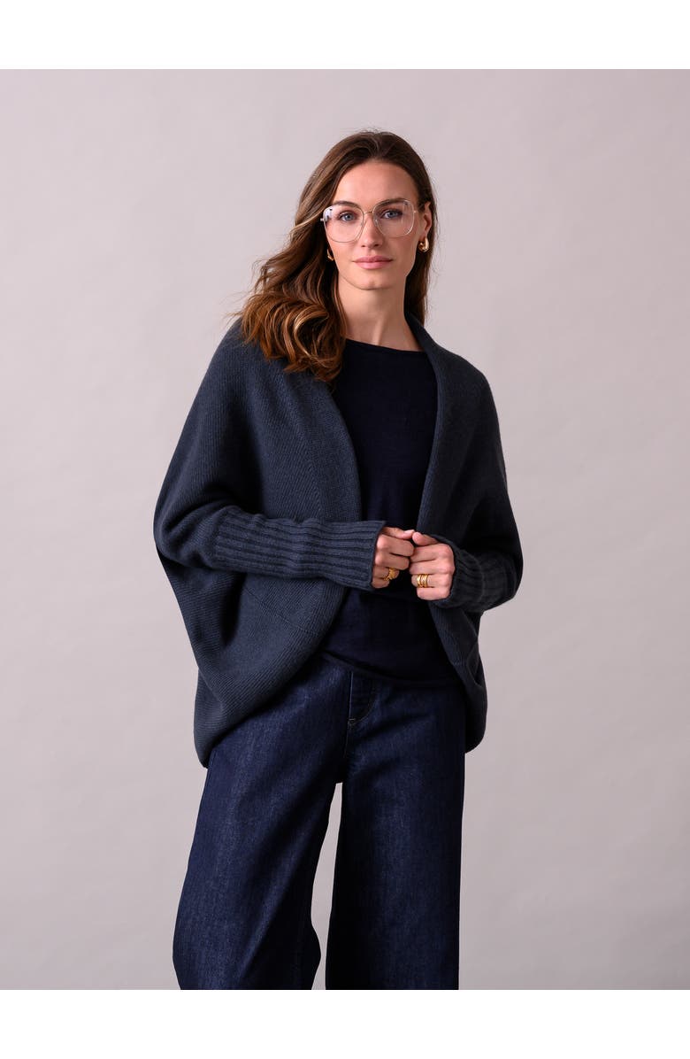 Celtic & Co. Supersoft Cocoon Cardigan, Alternate, color, Slate