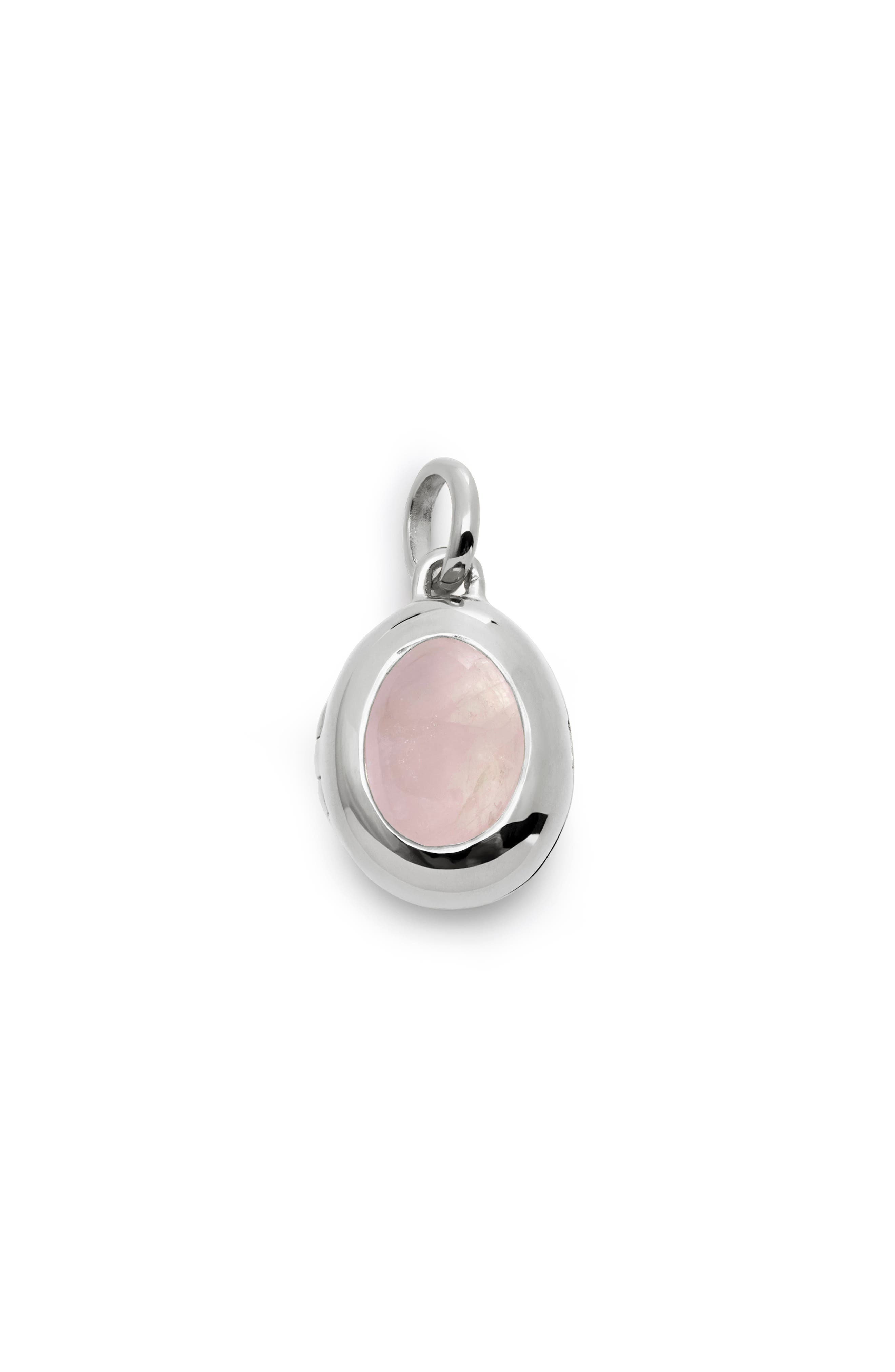 STERLING SILVER / ROSE QUARTZ