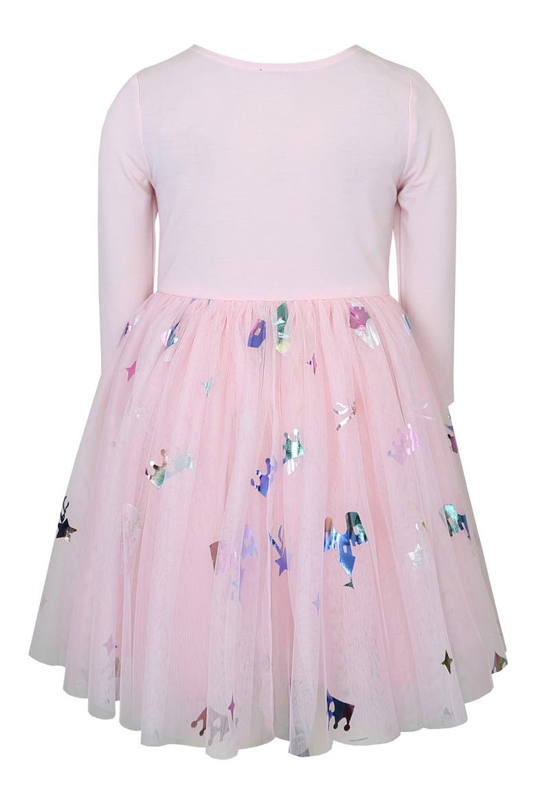 Kids' Castle Sequin Dress, Alternate, color, PINK