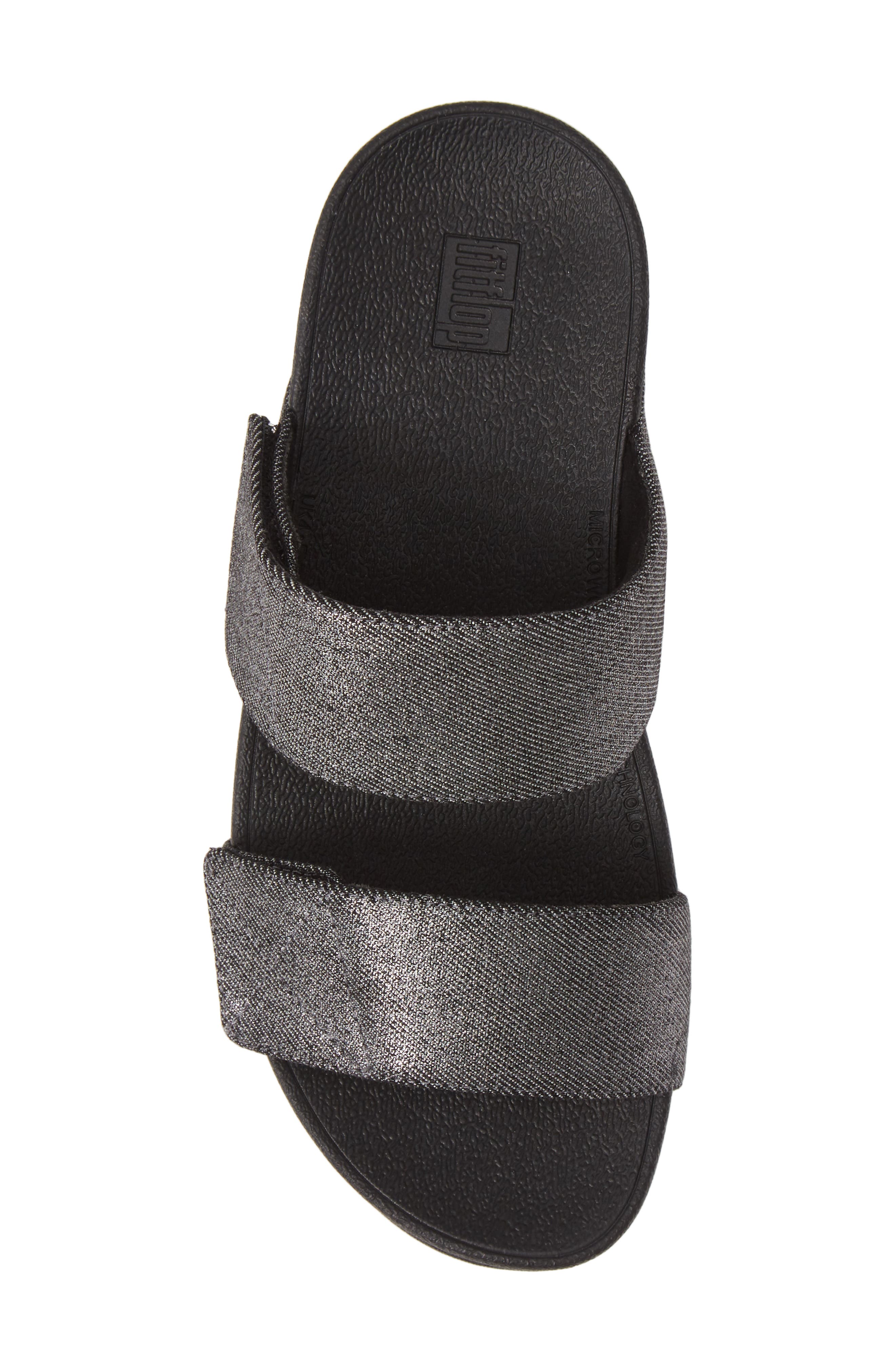 FitFlop Mina Shimmer Slide Sandal, Alternate, color, 