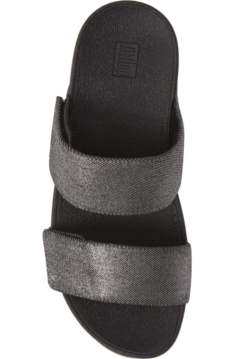 FitFlop Mina Shimmer Slide Sandal, Alternate, color,