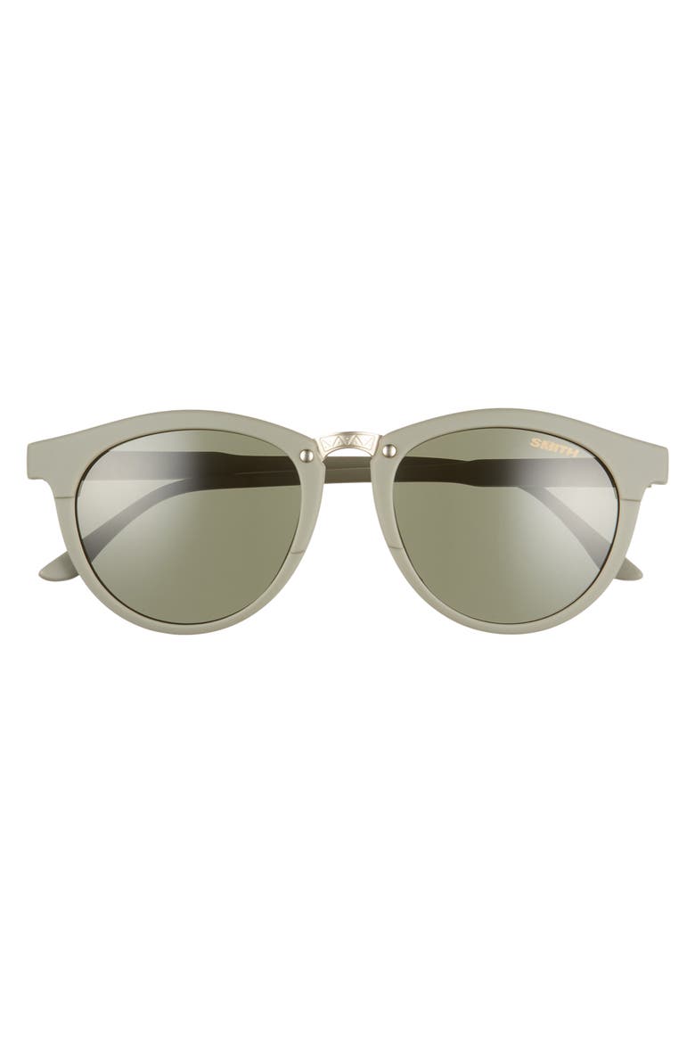 Questa 50mm ChromaPop™ Round Sunglasses, Alternate, color, GREY/ MATTE SAGE
