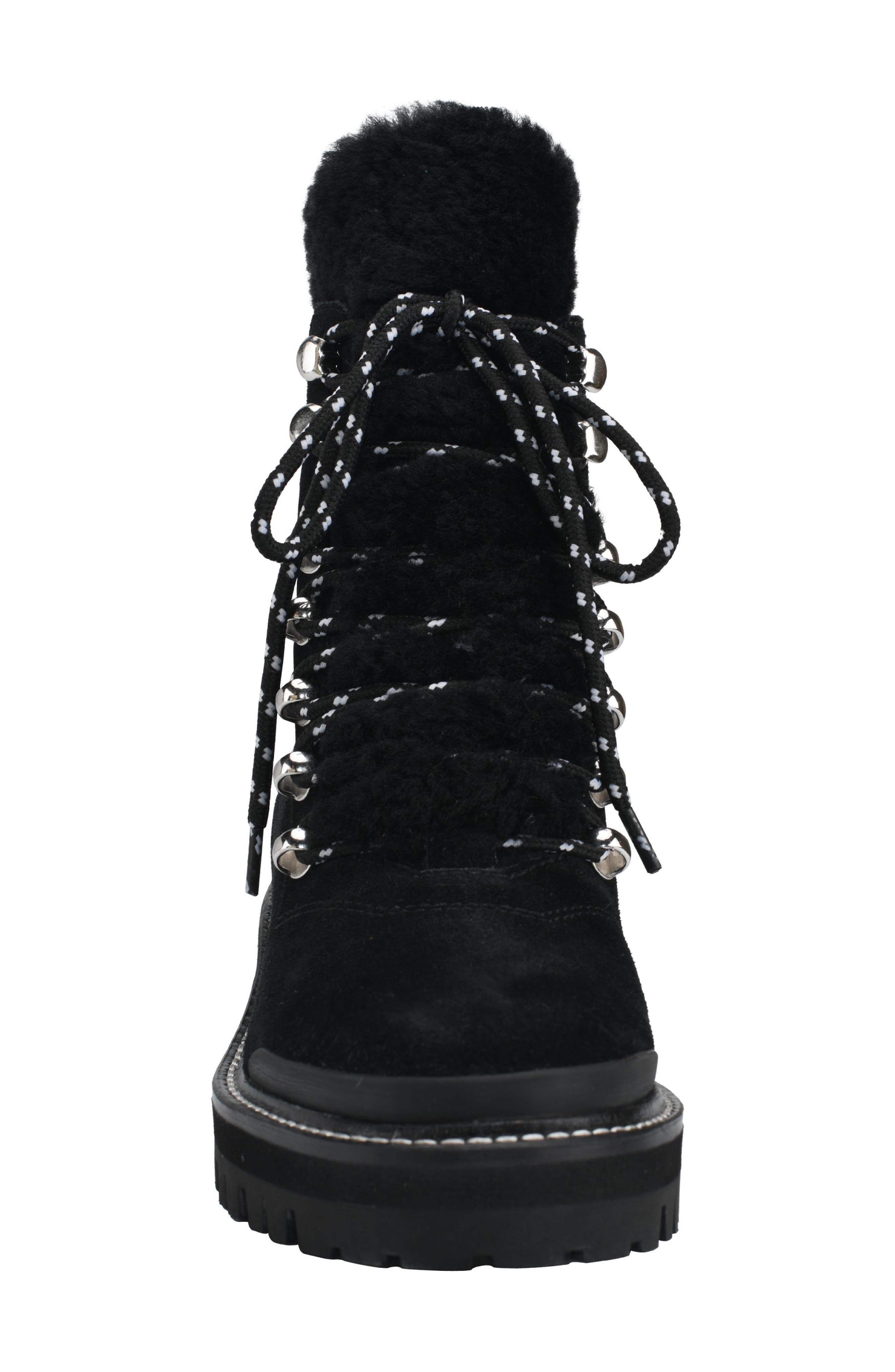 Marc Fisher LTD Izzie Genuine Shearling Lug Sole Boot, Alternate, color, 