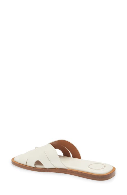 Chloé Scalloped Slide Sandal In White