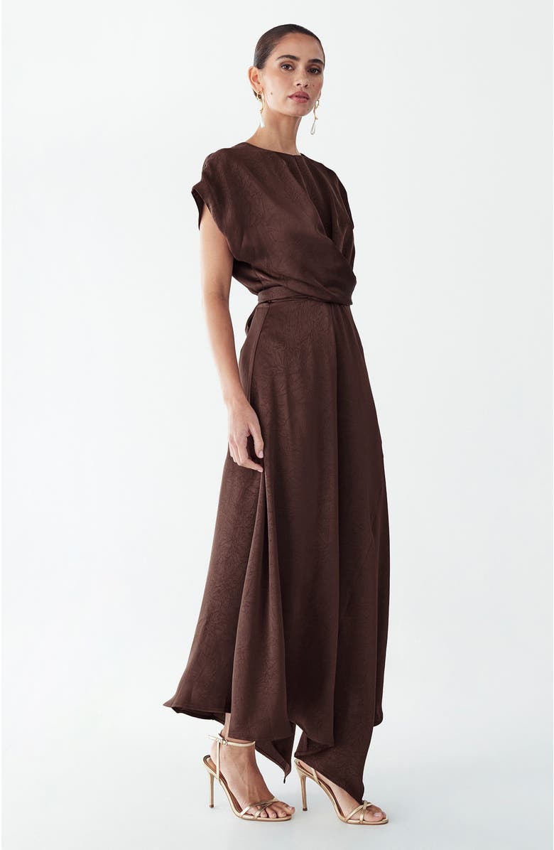 WILLA Veronica Dress, Alternate, color, Chocolate