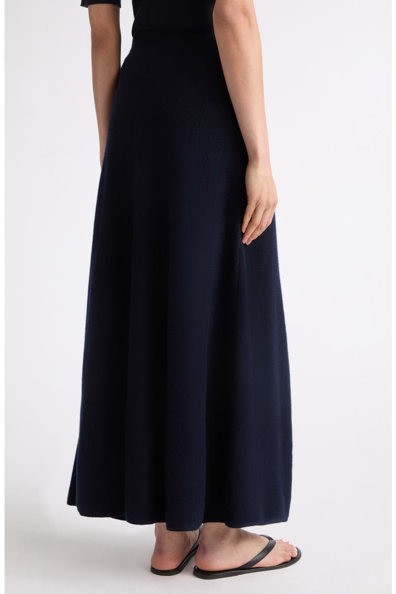 Torie Cashmere Sweater Skirt, Alternate, color, NAVY