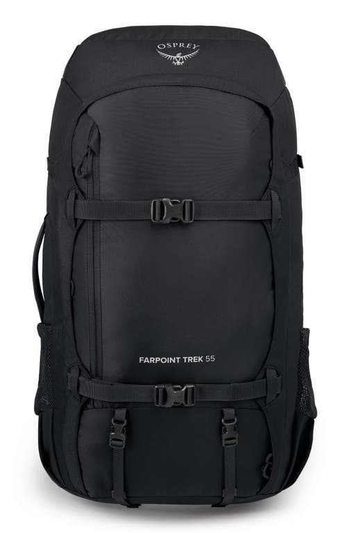 Osprey Farpoint Trek 55-liter Backpack Luggage In Black
