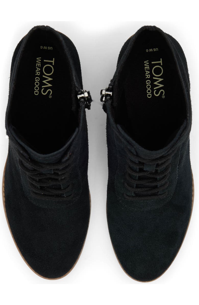 TOMS Evelyn Lace-Up Bootie, Alternate, color,