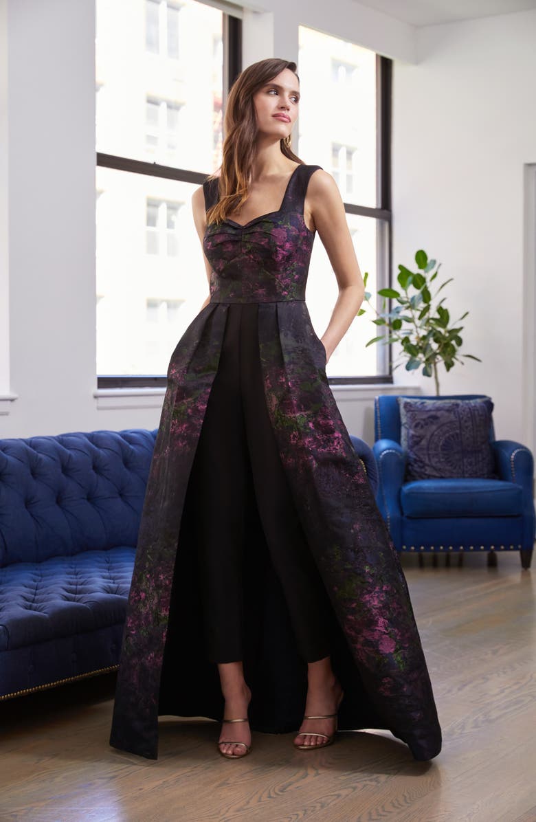 Kay Unger Josepha Maxi Jumpsuit, Alternate, color, 