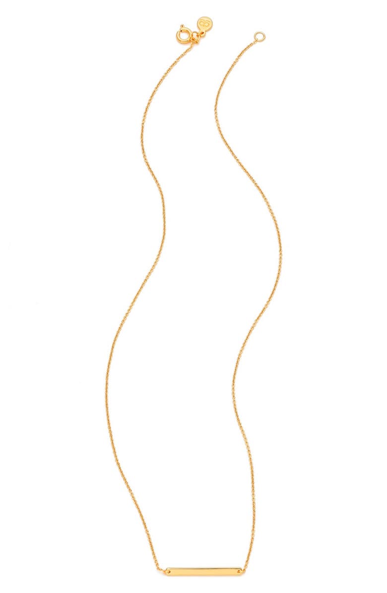 gorjana 'Asher' Bar Pendant Necklace, Alternate, color, 