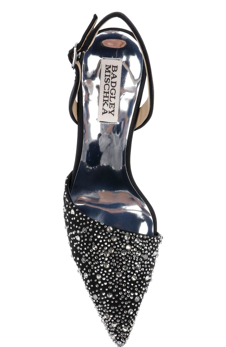 Badgley Mischka Collection Brenna Slingback Pointed Toe Pump, Alternate, color,