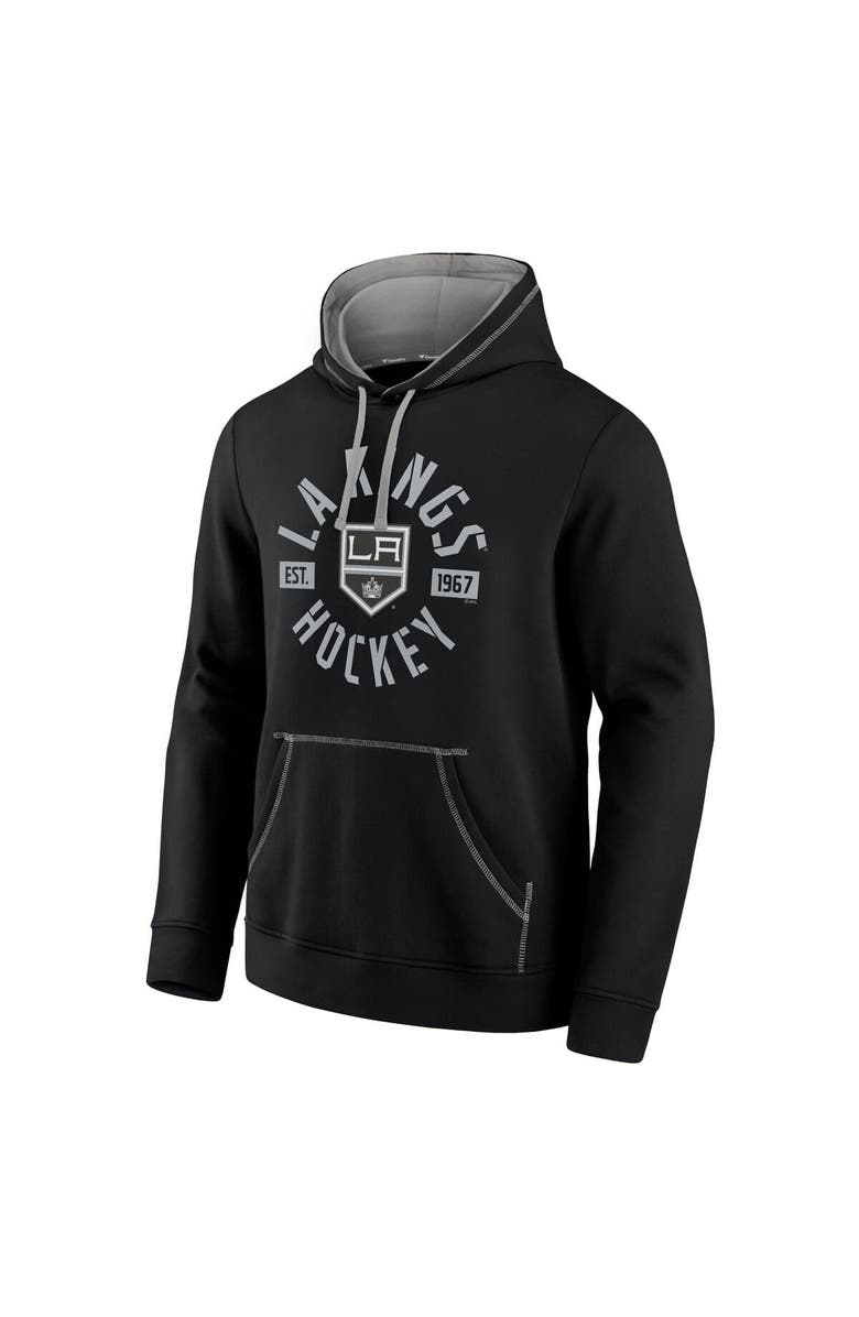 FANATICS Men's Fanatics Black Los Angeles Kings Score In Pullover Hoodie, Alternate, color, Black