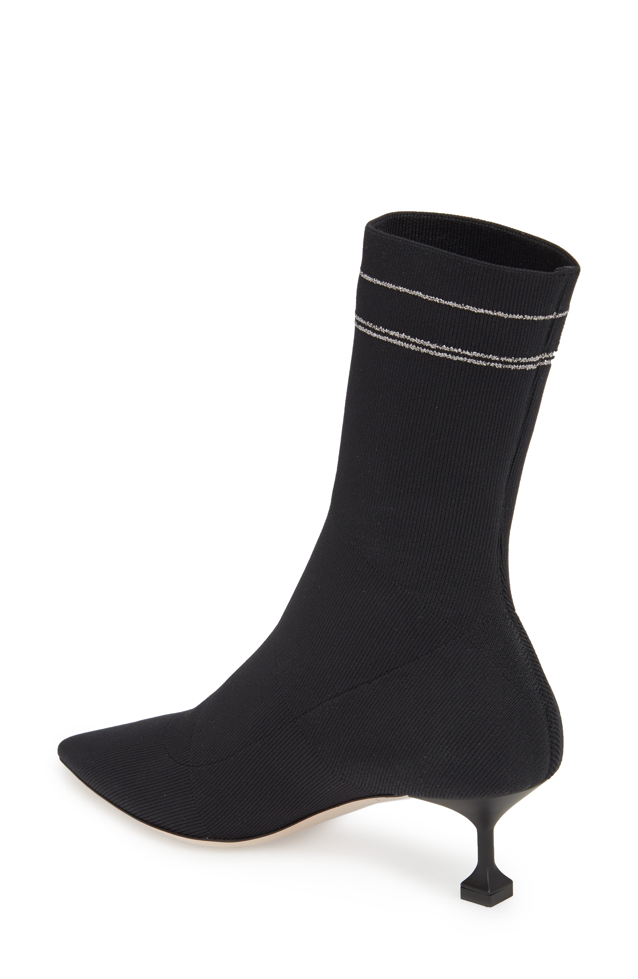 Miu Miu Logo Sock Bootie, Alternate, color, 