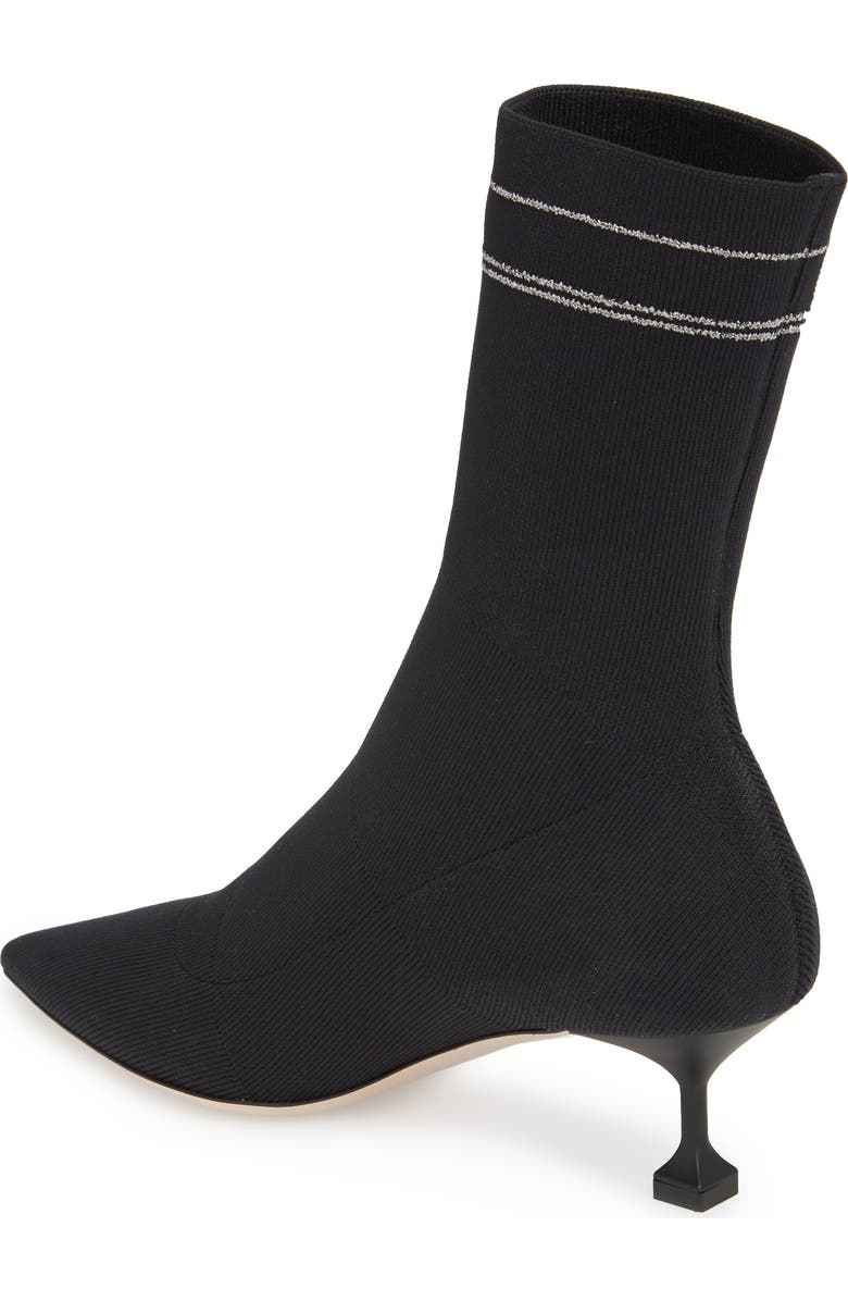 Miu Miu Logo Sock Bootie, Alternate, color,