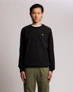 Lyle & Scott Half Raglan Hybrid Long Sweatshirt