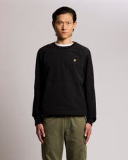 Lyle & Scott Half Raglan Hybrid Long Sweatshirt
