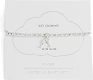 Estella Bartlett Sienna Champagne Beaded Stretch Bracelet