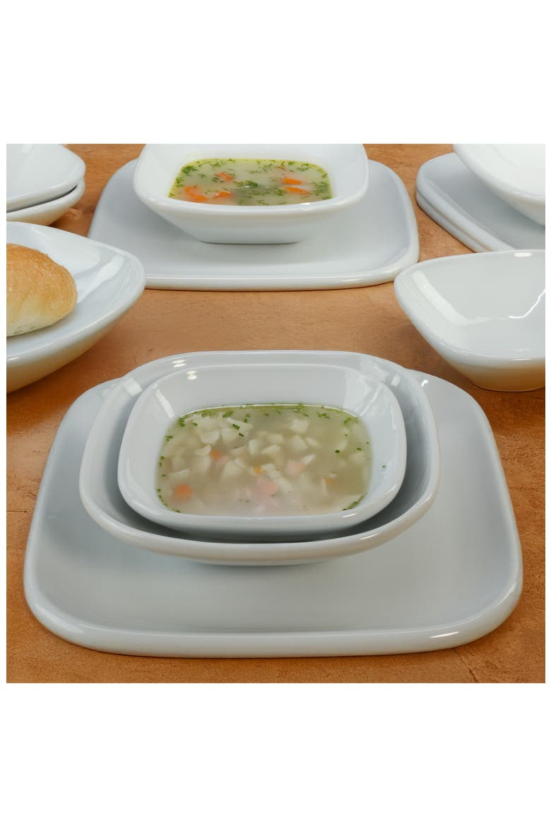 12-Piece Assorted Impulse Dinnerware Set, Alternate, color, WHITE
