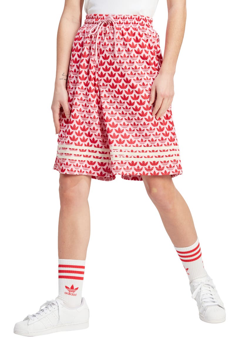 adidas Originals Adicolor '70s Monogram BB Shorts, Main, color, 