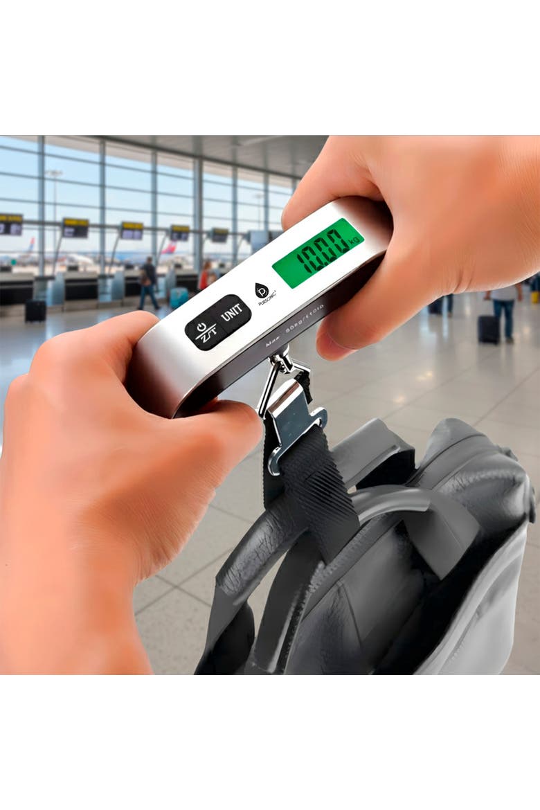 Portable Electronic Luggage Scale, Alternate, color, Black
