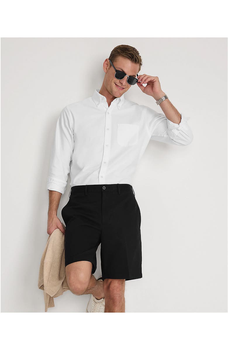 Lands' End Big 9" Traditional Fit No Iron Chino Shorts, Alternate, color, 