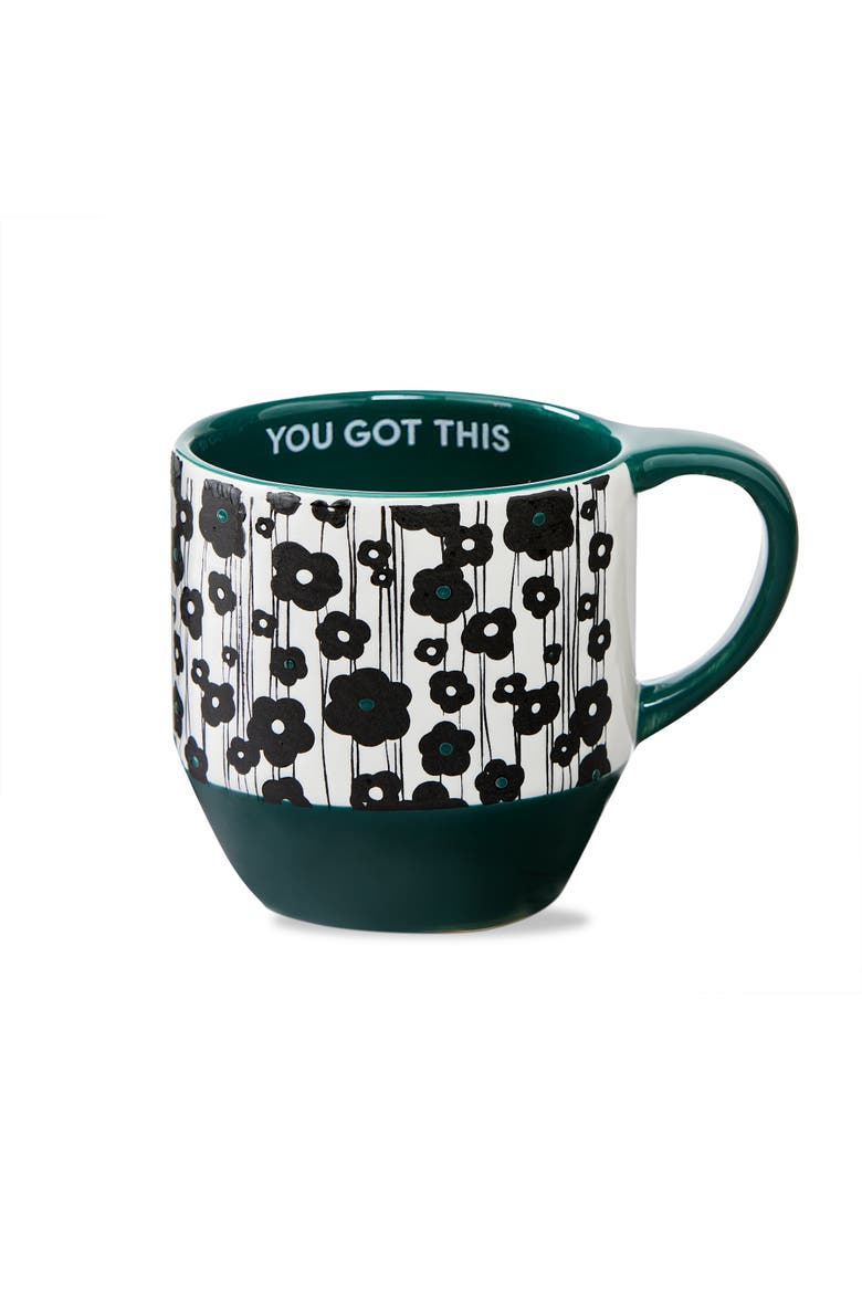 You Got This Mug Teal Earthenware Everyday, Main, color, Blue