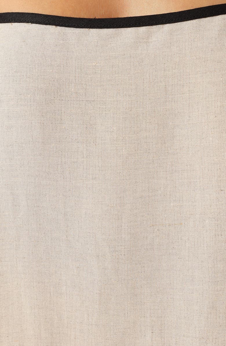 Petal & Pup Elliana Sleeveless Linen Blend A-Line Maxi Dress, Alternate, color,