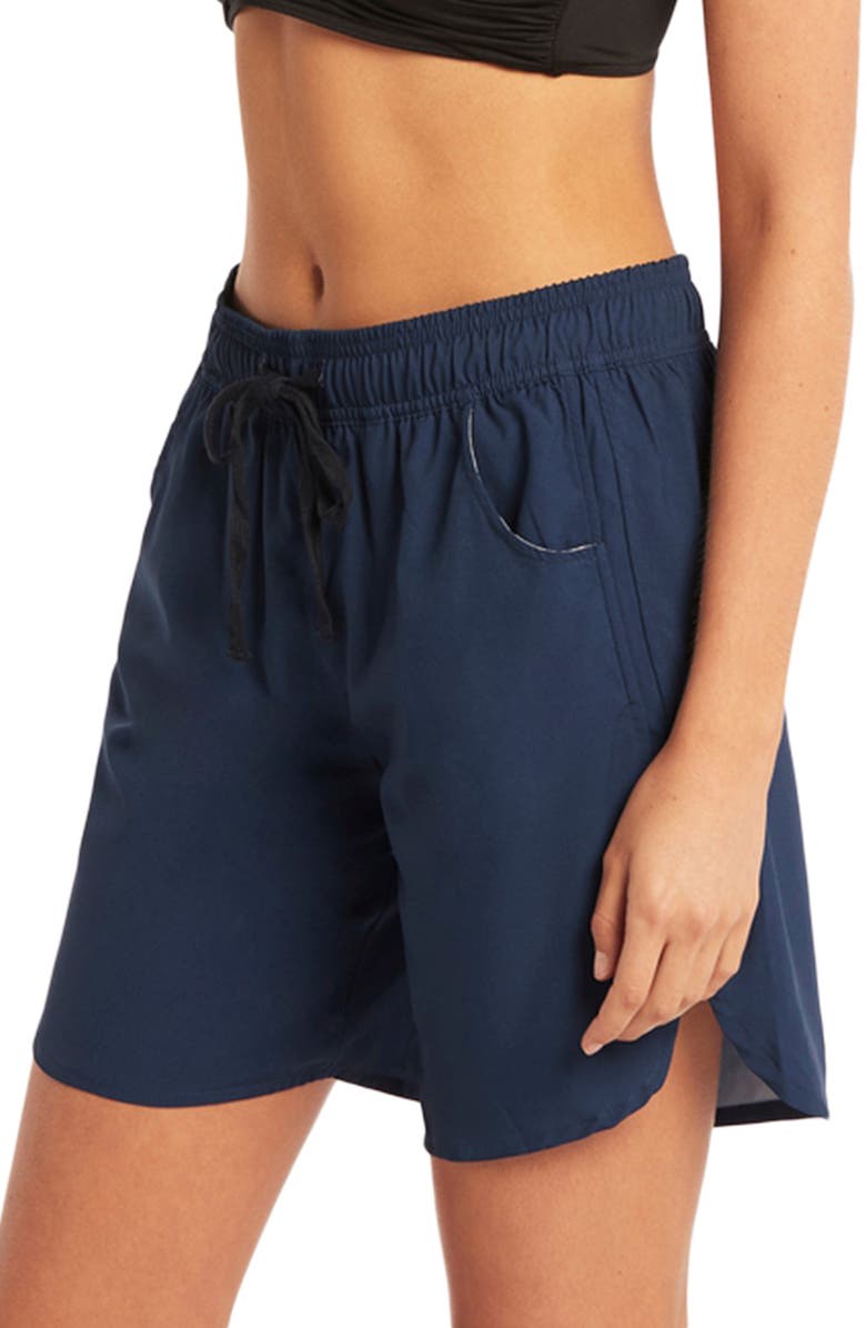 Sea Level 7-Inch Stretch Board Shorts, Alternate, color, Nightsky