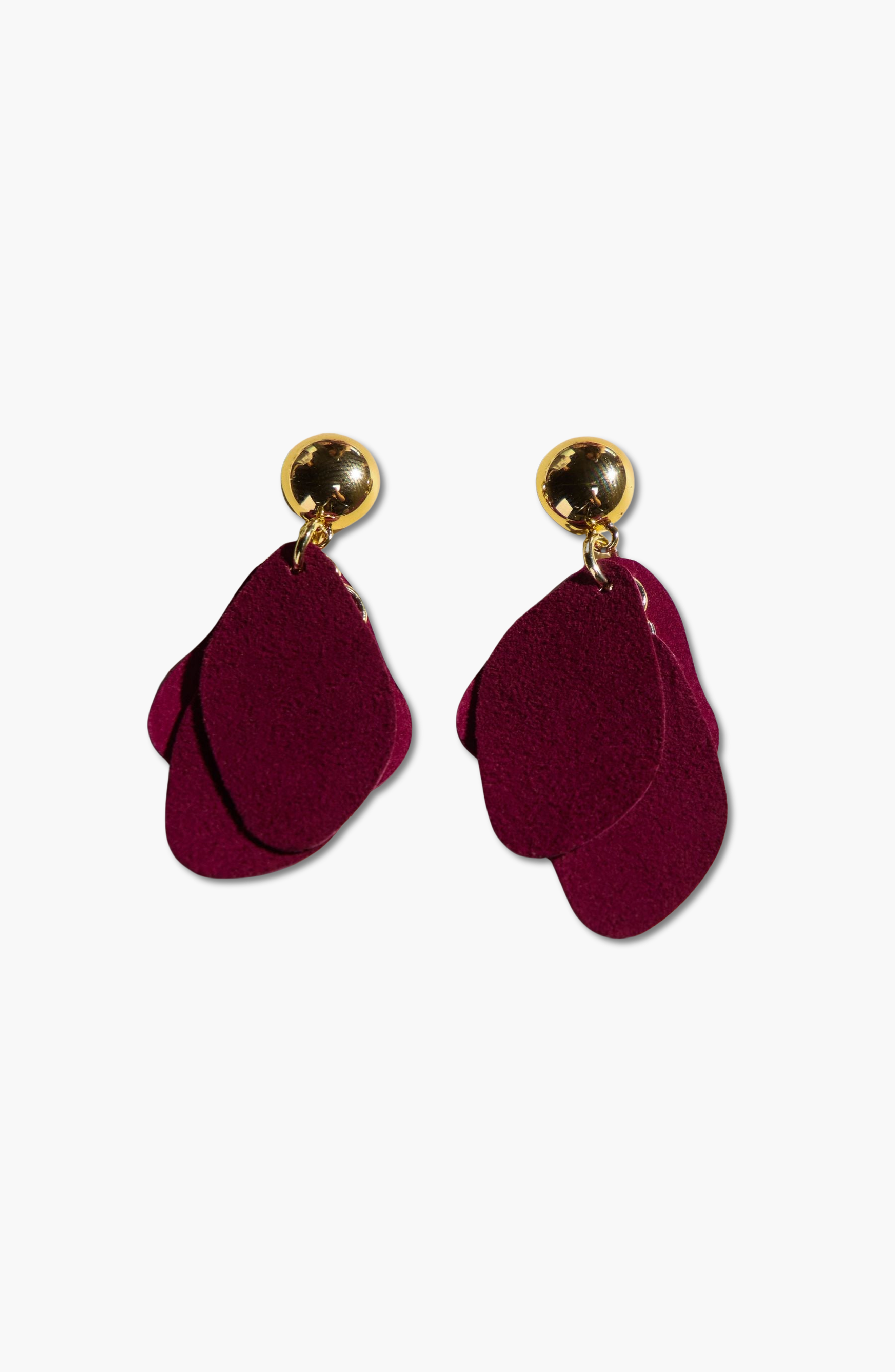 Garnet Suede  / Gold