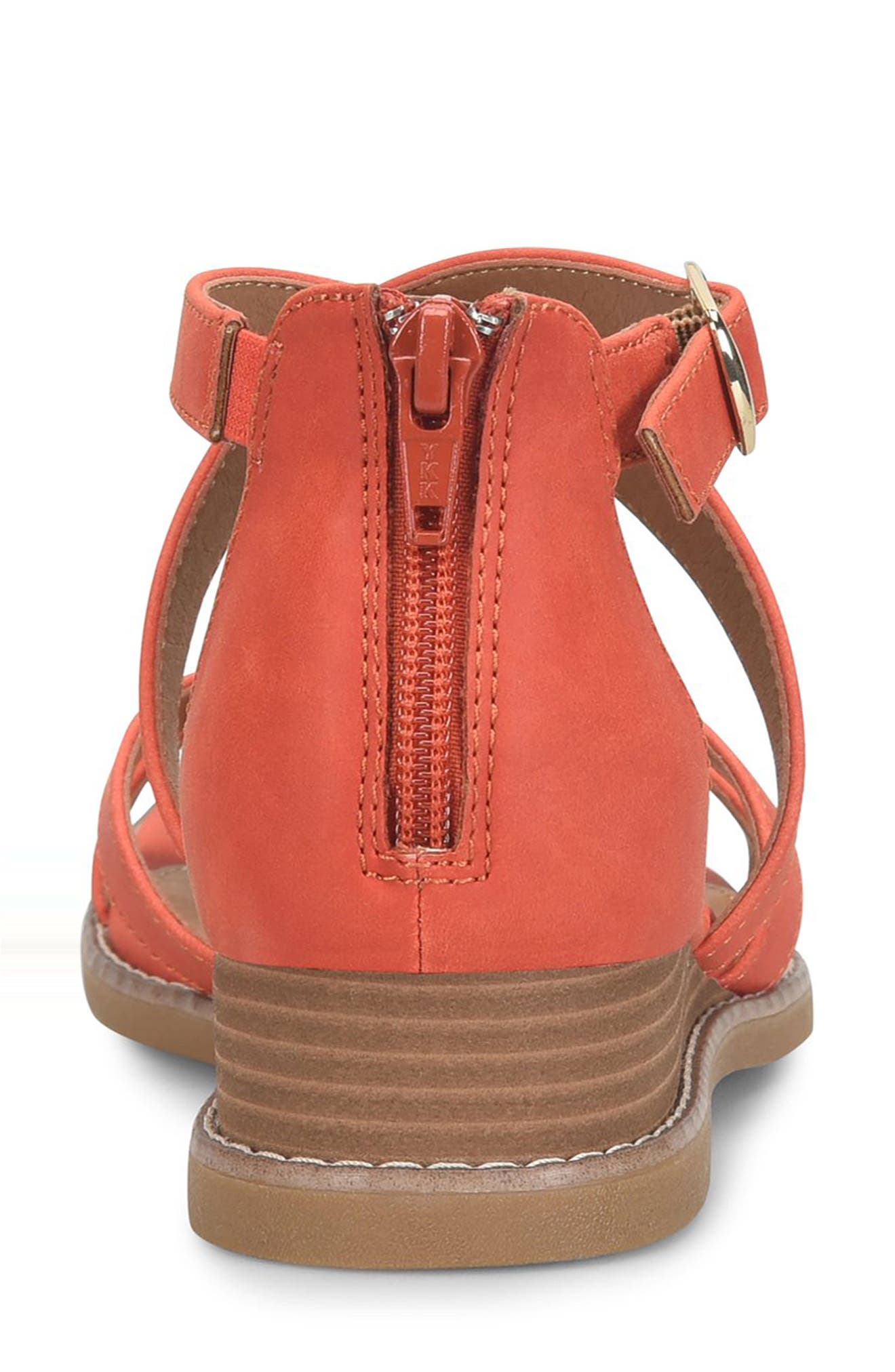 Mysti Sandal, Alternate, color, ORANGE