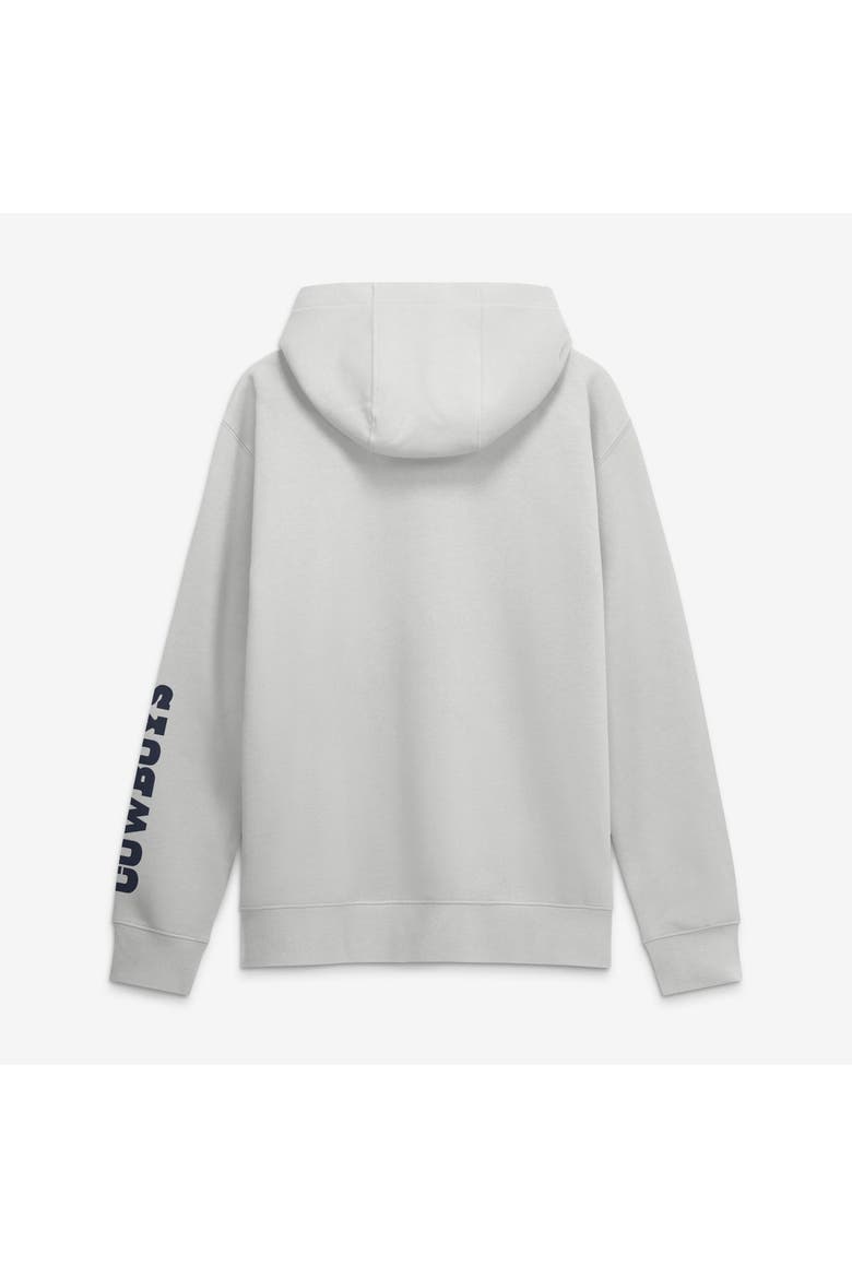 Men's Nike Gray Dallas Cowboys Cool Down Club Full-Zip Hoodie, Alternate, color, Gray