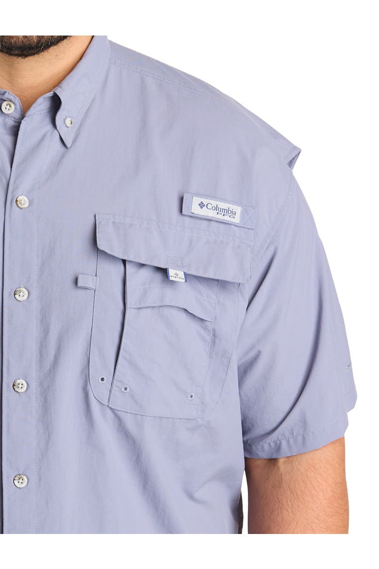 Big & Tall Pfg Bahama Ii Short-sleeve Sport Shirt, Alternate, color, NEW MOON