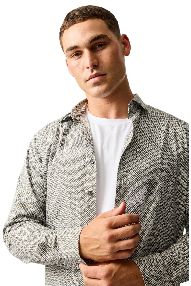 Henderson Valley Long Sleeve Button-Up Shirt, Alternate, color, MAPLE