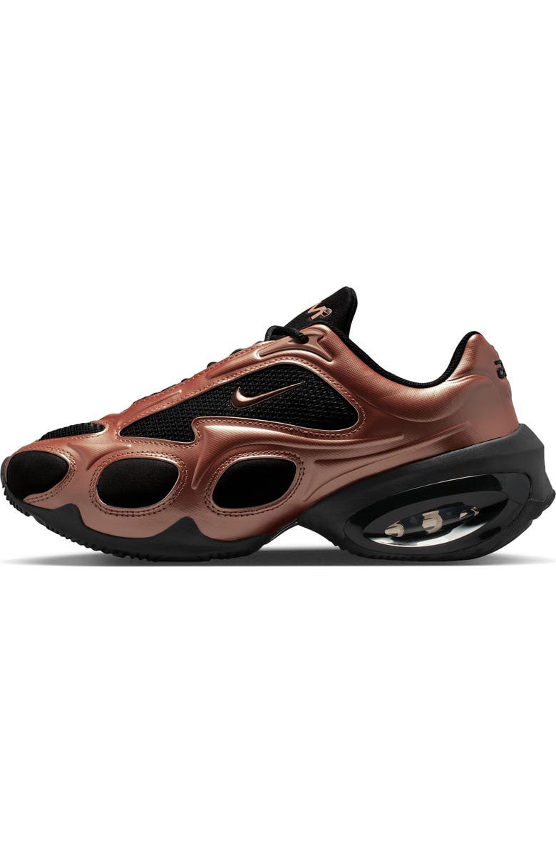 Nike Air Max Muse Sneaker, Alternate, color, Black/ Rose Gold