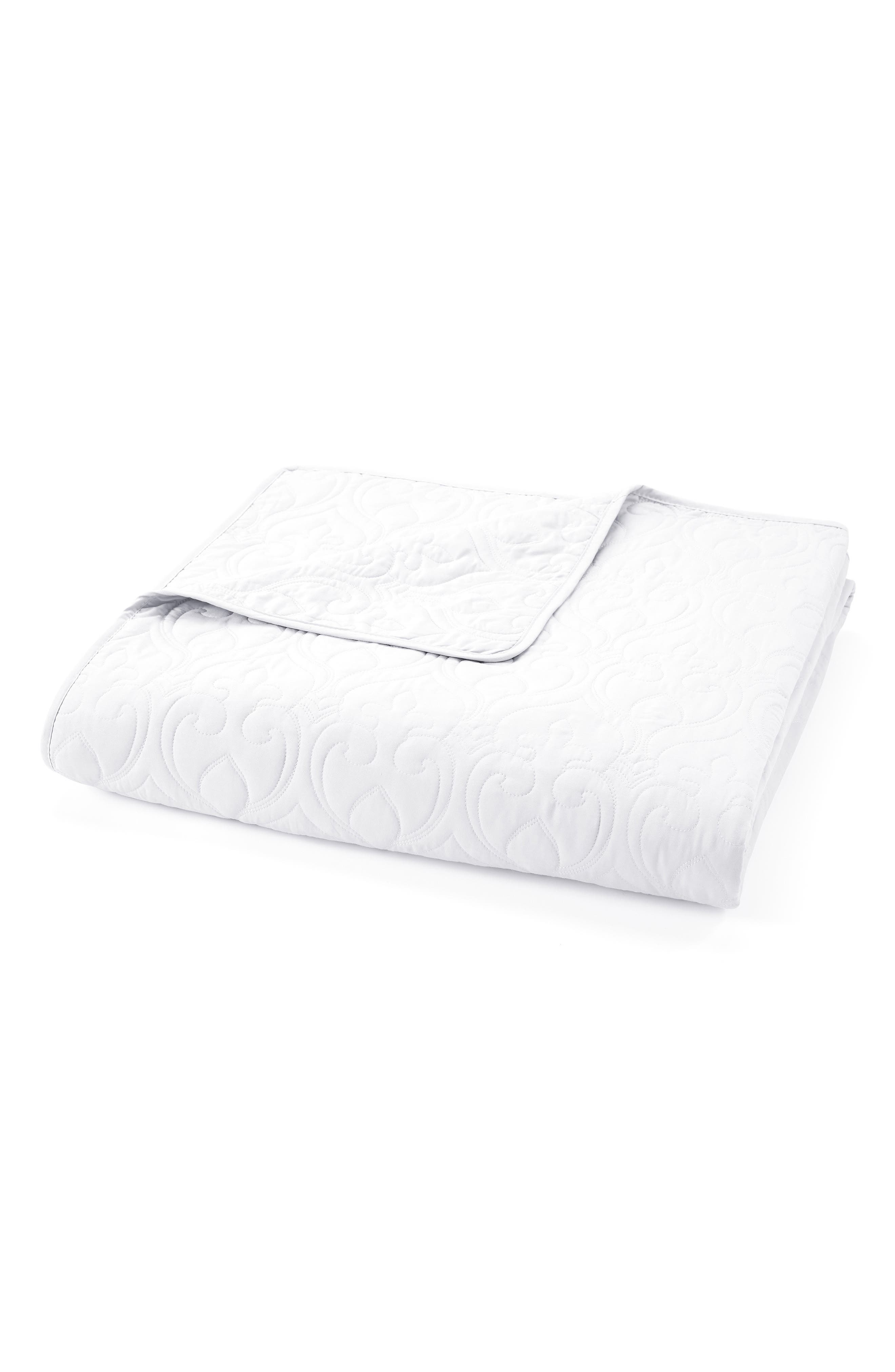 HOMESPUN HOME SPUN Premium Ultra Soft Damask Pattern Quilted Coverlet Set