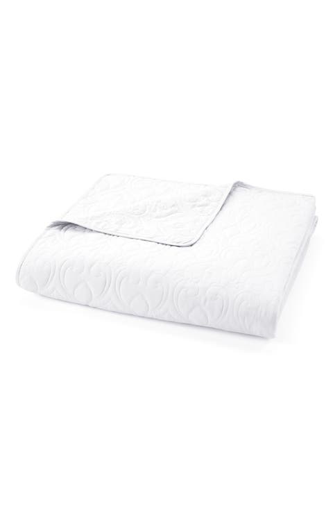 HOME SPUN Premium Ultra Soft Damask Pattern Quilted Coverlet Set