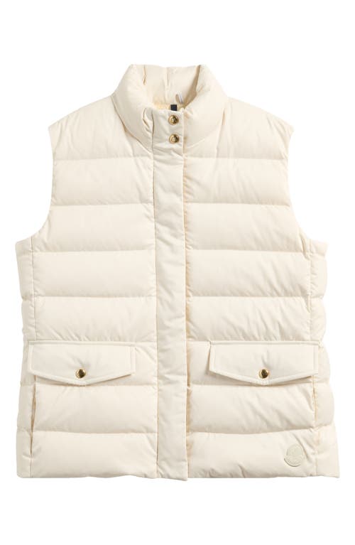 Moncler Besset Down Puffer Vest In White