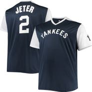 PROFILE Men's Derek Jeter Navy/White New York Yankees Cooperstown Collection Replica Player Jersey