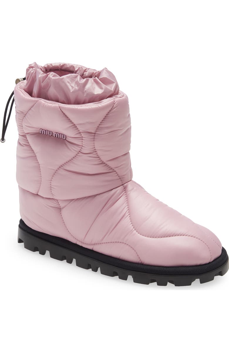 Miu Miu Quilted Bootie, Main, color,