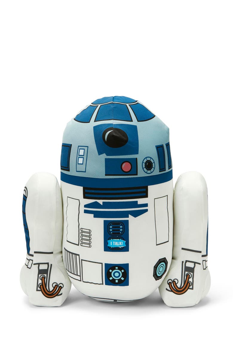Toynk Stuffed Star Wars Plush Toy - 15" Talking R2D2 Doll, Main, color, White