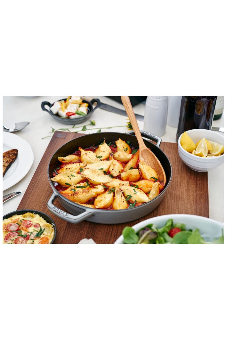 4.5-Quart Enameled Cast Iron Perfect Pan, Alternate, color, GRAPHITE