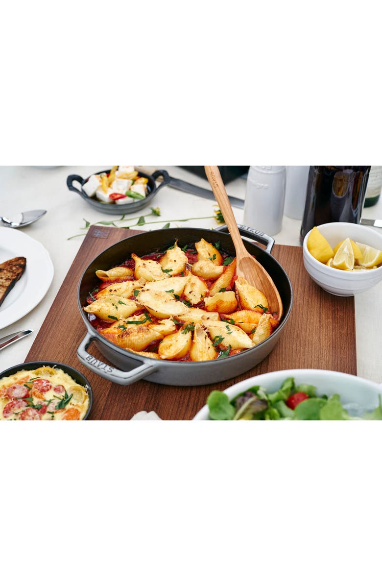 Staub 4.5-Quart Enameled Cast Iron Perfect Pan, Alternate, color, Graphite