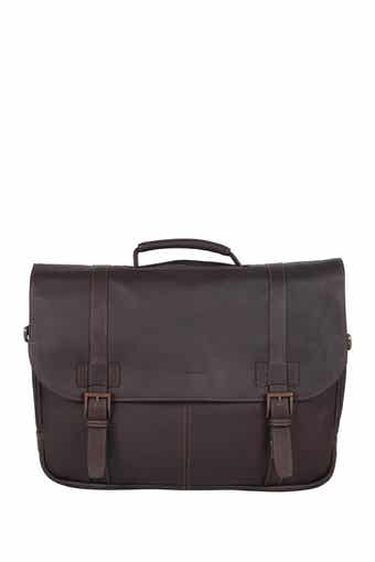 Colombian Leather 16” Laptop Computer Portfolio Messenger Briefcase